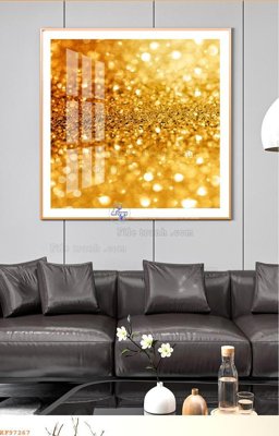 File in trần File tranh hiện đại pha lê gương KF97267 (bản gốc 3D) sống động