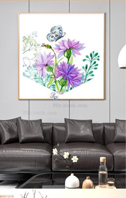 Tải file File tranh hiện đại pha lê gương KF97279 (gốc) làm file thiết kế