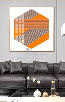 File ảnh File tranh hiện đại pha lê gương KF97297 (gốc) in quảng cáo ngoài trời