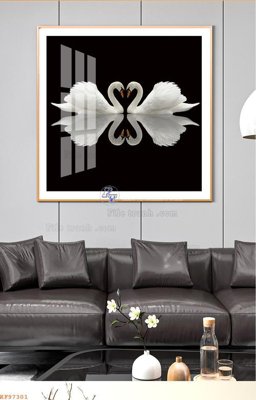 File PSD File tranh hiện đại pha lê gương KF97301 (chất lượng in ấn)