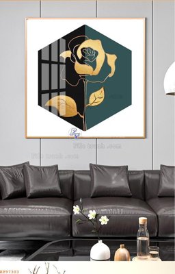 File ảnh File tranh hiện đại pha lê gương KF97303 (gốc) in backdrop sự kiện