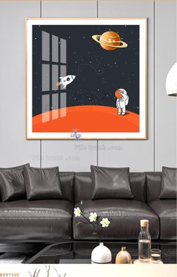 File gốc File tranh hiện đại pha lê gương KF97320 (in mica) trang trí