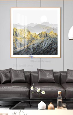 File tranh gốc File tranh hiện đại pha lê gương KF97344 (bản quyền) Filetranh.com