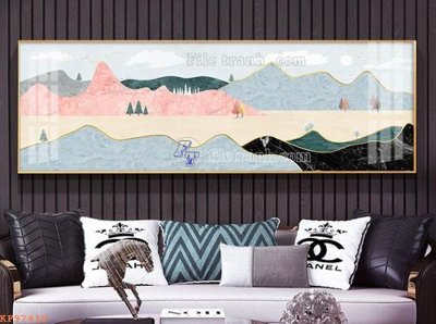 Tải file PSD File tranh hiện đại pha lê gương KF97419 (nguyên layer) để in