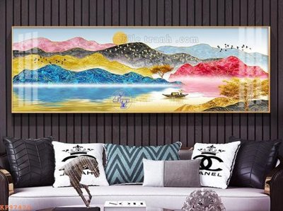 File tranh quảng cáo File tranh hiện đại pha lê gương KF97424 (download file gốc)