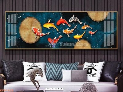 Tải file File tranh hiện đại pha lê gương KF97438 (gốc) làm file quảng cáo