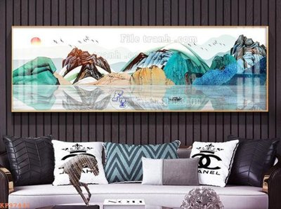 Tải file tranh File tranh hiện đại pha lê gương KF97447 (ảnh gốc) ngay