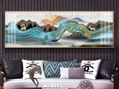 Ảnh gốc File tranh hiện đại pha lê gương KF97449 (độ nét cao) in mica