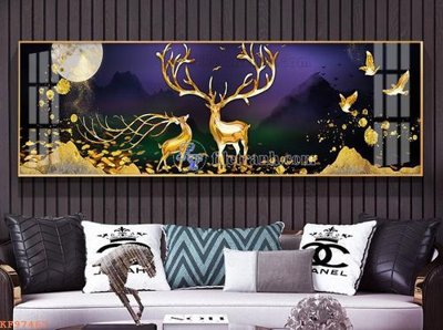 Tải về hình ảnh gốc File tranh hiện đại pha lê gương KF97467 sắc nét