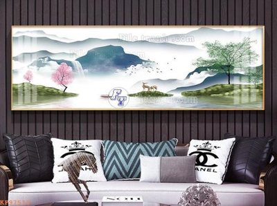 File PSD in ấn File tranh hiện đại pha lê gương KF97513 (chất lượng cao)