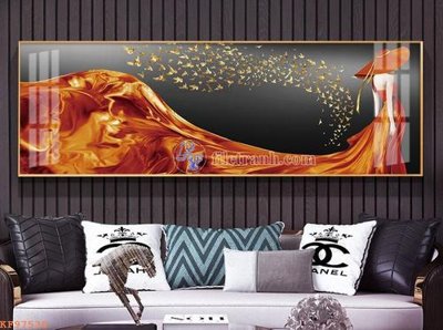 File gốc File tranh hiện đại pha lê gương KF97530 (in mica) trang trí