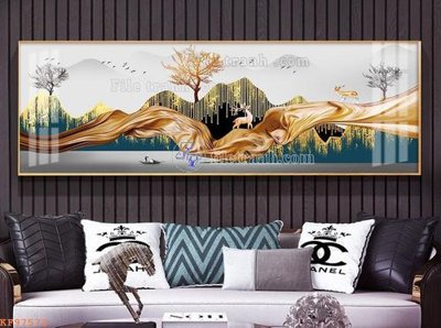 File tranh gốc File tranh hiện đại pha lê gương KF97573 (bản đẹp) độc quyền