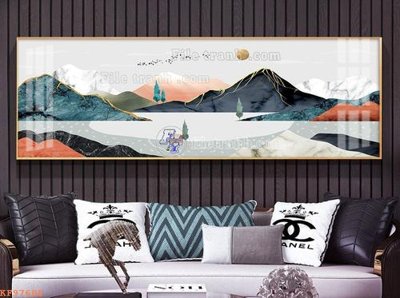 File ảnh gốc File tranh hiện đại pha lê gương KF97608 (chuyên in mica)