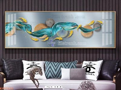 File gốc File tranh hiện đại pha lê gương KF97632 (cho in ấn) độc quyền