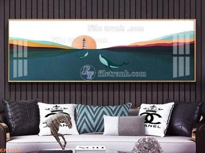 Download file gốc File tranh hiện đại pha lê gương KF97651 (in mica) logo