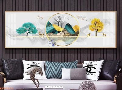 File tranh File tranh hiện đại pha lê gương KF97671 (bản gốc) in lụa 3D