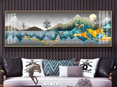 Tải file tranh File tranh hiện đại pha lê gương KF97697 (gốc) tại Filetranh.com