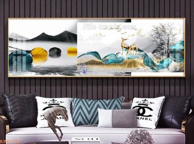 Tải file File tranh hiện đại pha lê gương KF97753 (gốc) in trên mọi chất liệu