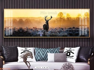 File in lụa File tranh hiện đại pha lê gương KF97794 (chất lượng cao) File tranh hiện đại pha lê gương KF97794