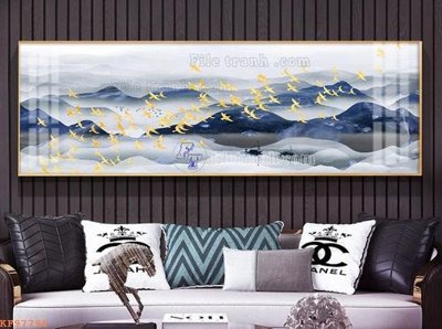 Tải file File tranh hiện đại pha lê gương KF97796 (gốc) làm tranh trang trí