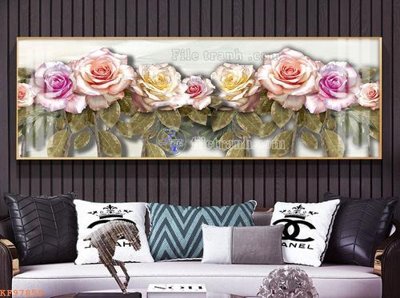 Tải file File tranh hiện đại pha lê gương KF97859 (gốc) làm tranh trang trí