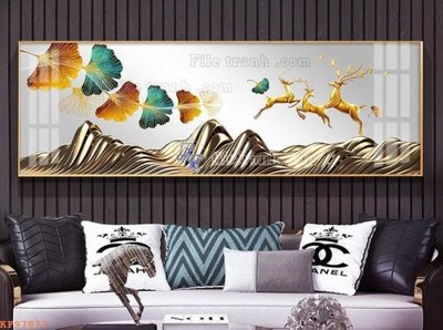 File tranh File tranh hiện đại pha lê gương KF97877 (ảnh gốc) độ nét vượt trội