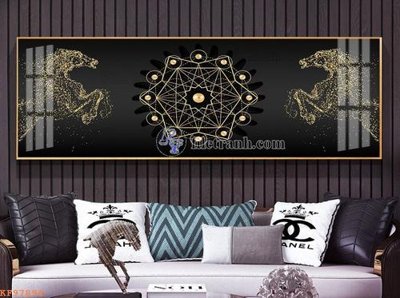 File gốc File tranh hiện đại pha lê gương KF97894 (cho in 3D) độc đáo