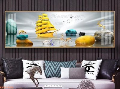 Tải file gốc File tranh hiện đại pha lê gương KF97904 (để in lụa)