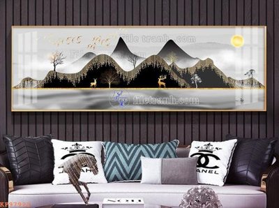 Tải file tranh gốc File tranh hiện đại pha lê gương KF97922 chất lượng cao