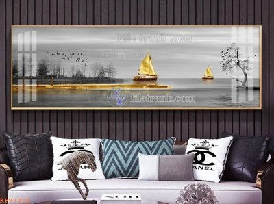 File tranh in mica File tranh hiện đại pha lê gương KF97923 (độ phân giải cao)