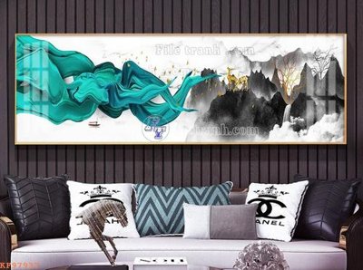 Tải file File tranh hiện đại pha lê gương KF97937 (gốc) làm tranh trang trí