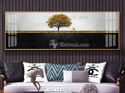 File tranh File tranh hiện đại pha lê gương KF97938 (gốc) in backlit film