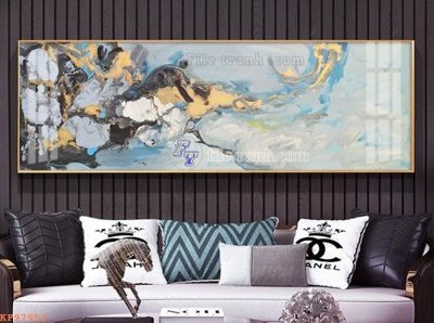 File tranh File tranh hiện đại pha lê gương KF97953 (ảnh gốc) in trần nhà