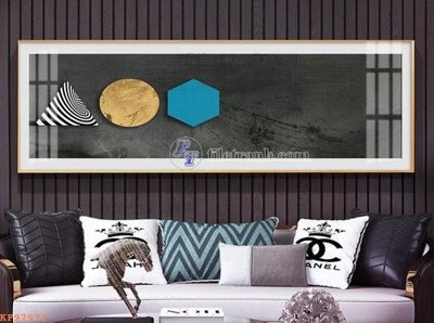 File tranh File tranh hiện đại pha lê gương KF97971 (bản gốc) in canvas