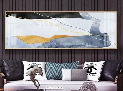 File tranh File tranh hiện đại pha lê gương KF97974 (bản gốc) in lụa 3D