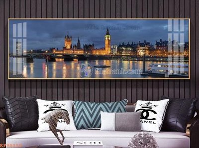 Download file gốc File tranh hiện đại pha lê gương KF98019 (in lụa) cao cấp