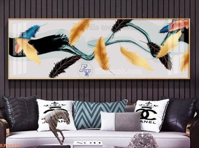 File tranh File tranh hiện đại pha lê gương KF98037 (gốc) in film