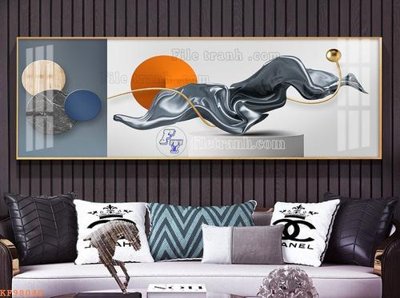 File tranh trang trí File tranh hiện đại pha lê gương KF98040 (file gốc)