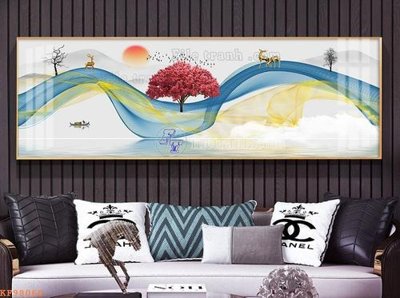 Tải file tranh File tranh hiện đại pha lê gương KF98060 (gốc) tại Filetranh.com