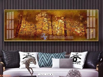 Hình ảnh file gốc File tranh hiện đại pha lê gương KF98091 cho in UV