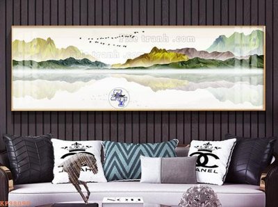 Ảnh gốc File tranh hiện đại pha lê gương KF98099 (độ nét cao) in tráng gương