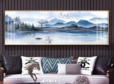 File PSD File tranh hiện đại pha lê gương KF98126 (gốc) nhiều lớp (multi-layer)