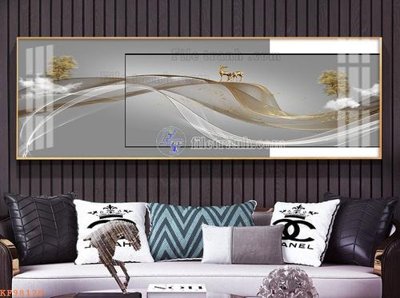 Tải file File tranh hiện đại pha lê gương KF98129 (gốc) chủ đề tâm linh