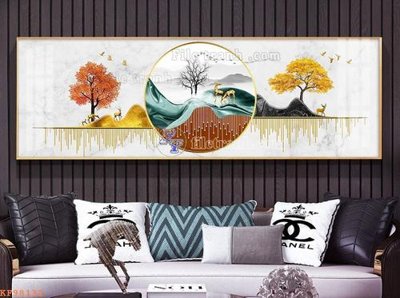 File gốc File tranh hiện đại pha lê gương KF98132 (phong cách) châu Âu