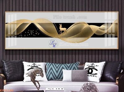 Tải file gốc File tranh hiện đại pha lê gương KF98144 (bản PSD) còn layer