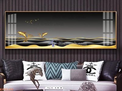 File tranh File tranh hiện đại pha lê gương KF98159 (gốc) chủ đề thiên nhiên