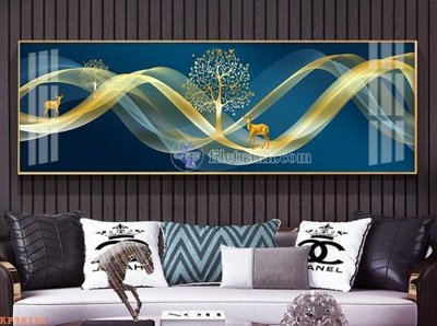 File gốc File tranh hiện đại pha lê gương KF98182 (vector) cho in ấn