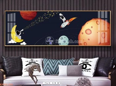 File tranh quảng cáo File tranh hiện đại pha lê gương KF98184 (file gốc) chuyên nghiệp