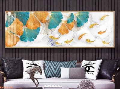 File gốc in mica File tranh hiện đại pha lê gương KF98196 chất lượng