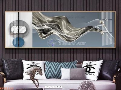 File tranh gốc in trần nhà File tranh hiện đại pha lê gương KF98213 3D